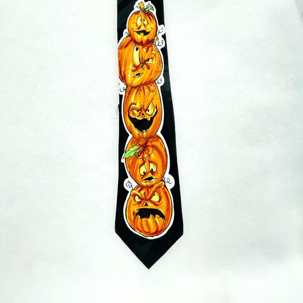 Brothers Handmade 100% Polyester Halloween Jack O Lanters/Pumpkins Korea L58"